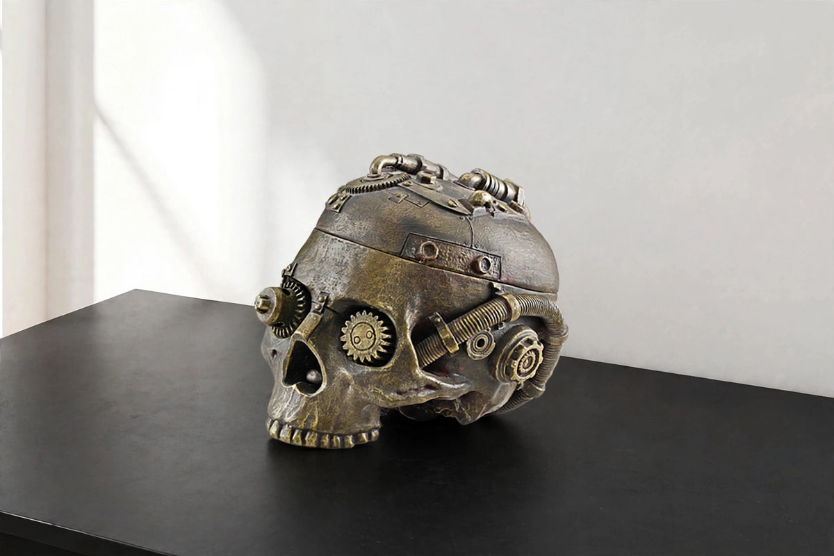 Santorini Skull Sculpture