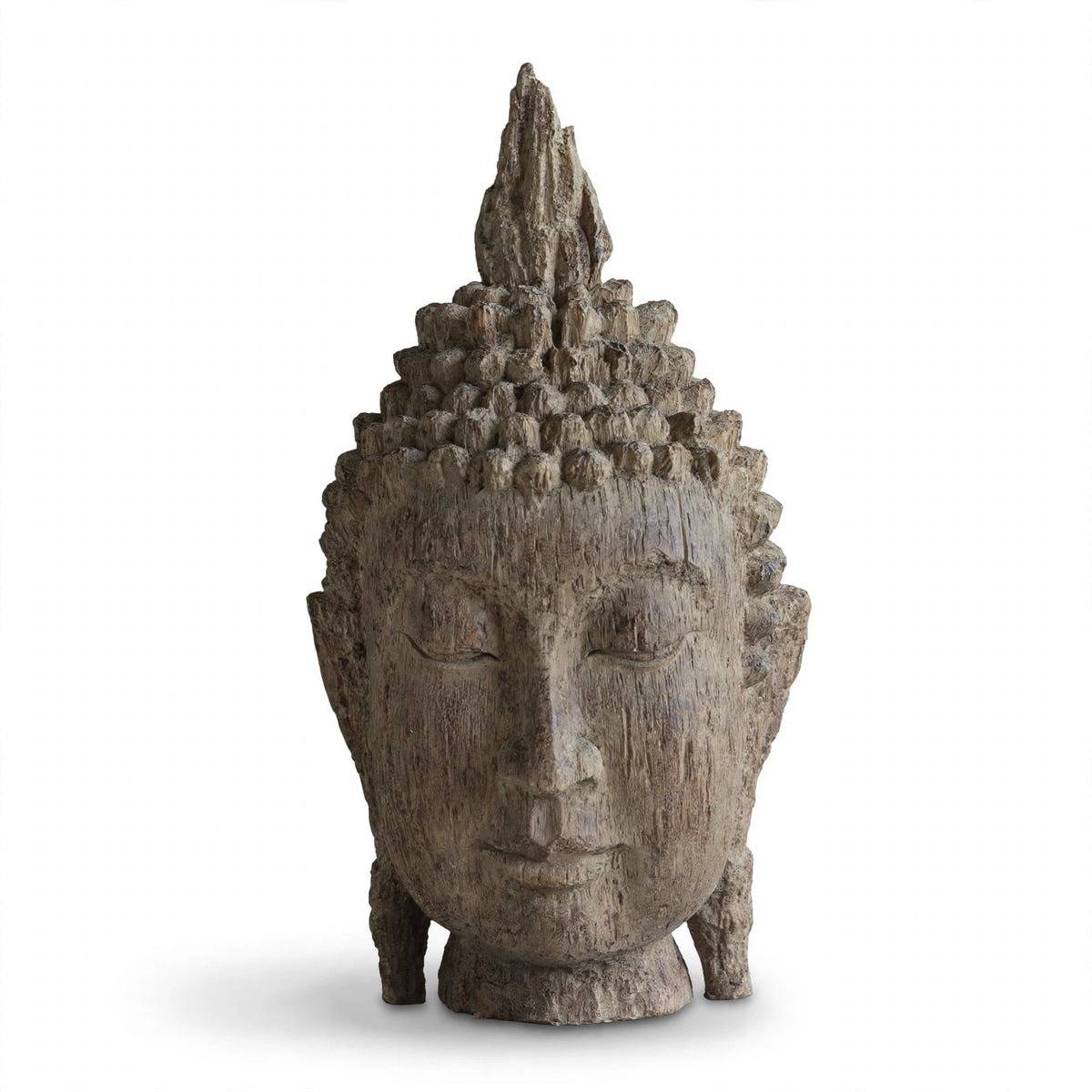 Madeira Buddha Sculpture