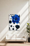Sorano Blue Poppy Canvas Print