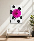Solenne Pink Daisy Canvas Print