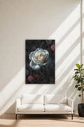 Ondine White Rose Canvas Print